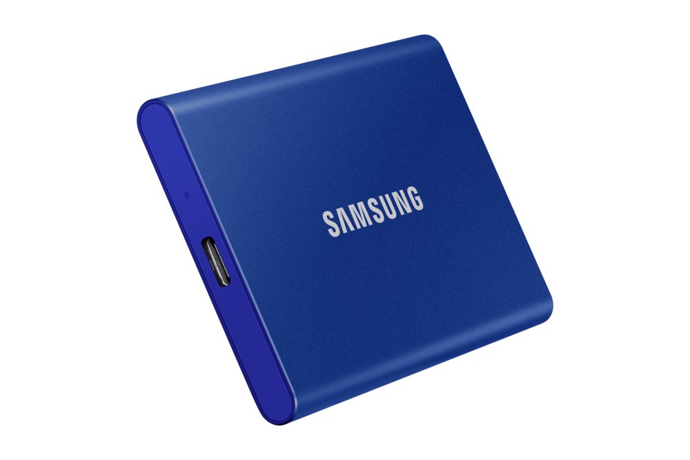 Samsung T7 | Externe SSD | 2TB | USB 3.2 Gen2 | 1.050MB/s Lezen | 1.000MB/s Schrijven | Blauw – 6