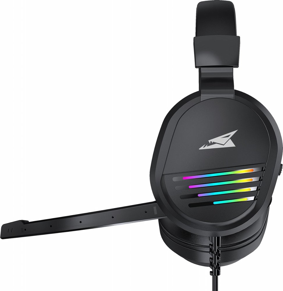 Baracuda PEARL RGB | On-Ear Gaming Headset 3,5mm en USB | Zwart – 3 Baracuda PEARL RGB | On-Ear Gaming Headset 3,5mm en USB | Zwart – 3