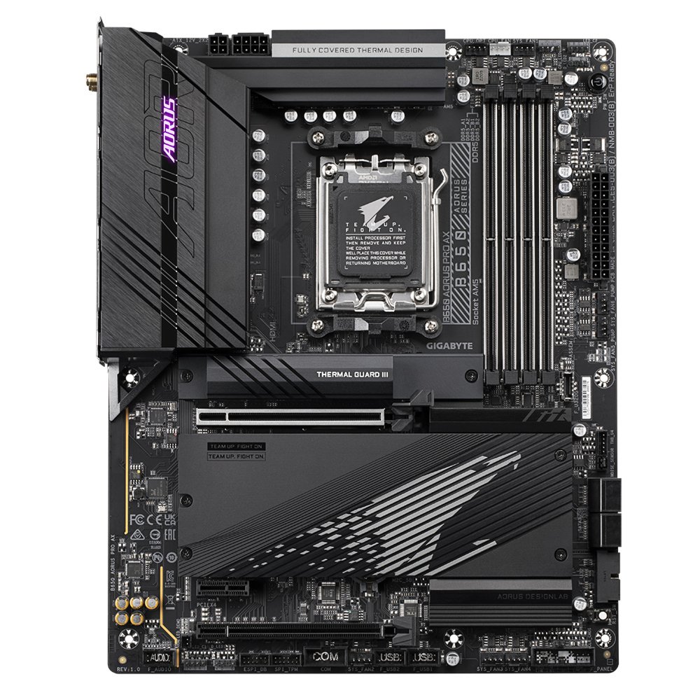 Gigabyte B650 AORUS PRO AX | Socket AM5 | AMD B650 | 4xDDR5 | ATX | Moederbord | RENEWED – 0 Gigabyte B650 AORUS PRO AX | Socket AM5 | AMD B650 | 4xDDR5 | ATX | Moederbord | RENEWED – 0