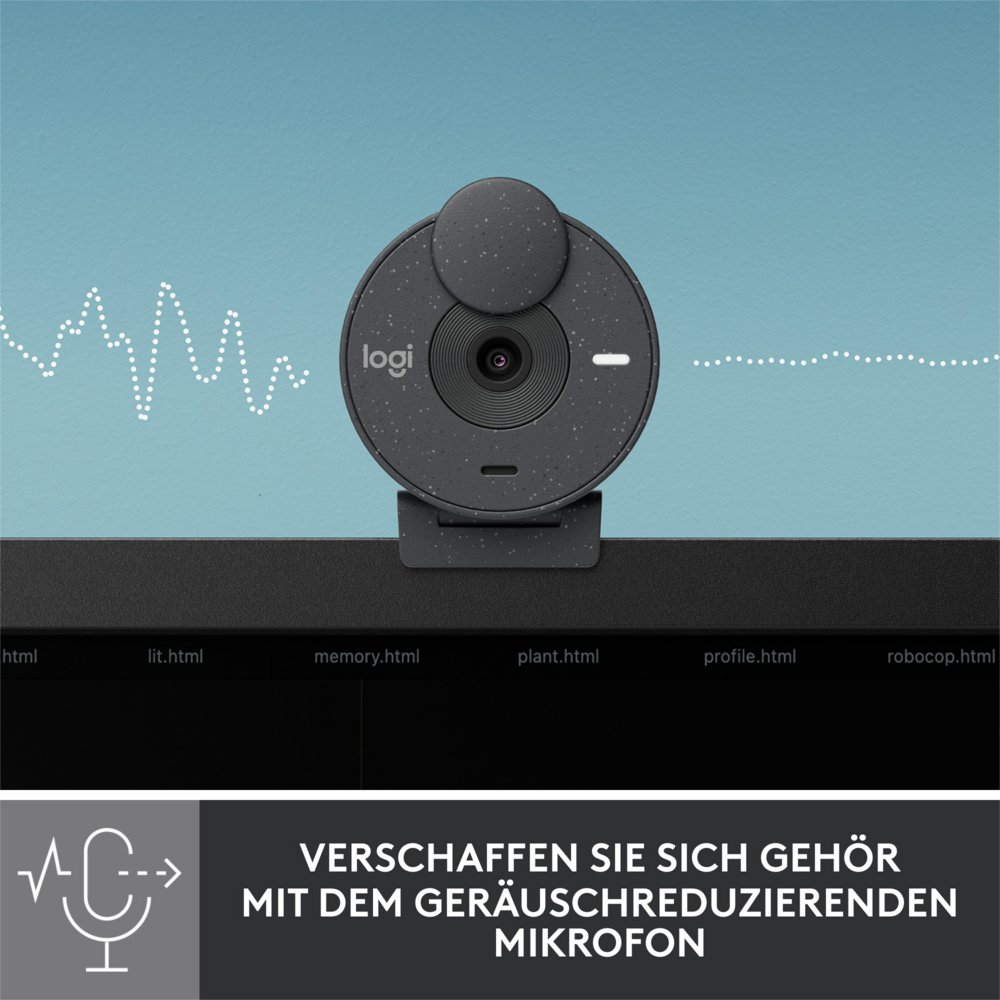 Logitech Brio 300 | 1080P 30FPS USB-C Webcam met Microfoon – 8