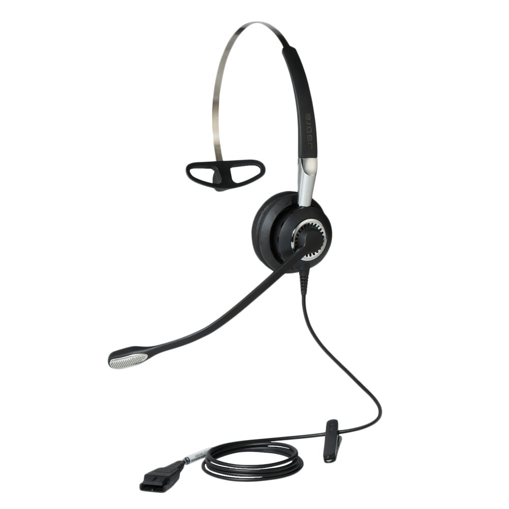 Jabra BIZ 2400 II 3in1 WB Unify | Bedrade On-ear Mono Headset | QD Aansluiting | Zwart/Zilver – 1