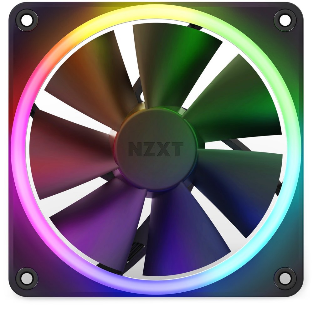 NZXT F120 RGB | 120mm Case Fan | Zwart – 4 NZXT F120 RGB | 120mm Case Fan | Zwart – 4
