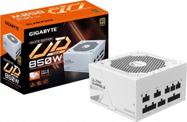 GIGABYTE UD850GM PG5W | 850 Watt Gold ATX 3.0 PSU | Modulair | Power Supply | Voeding – 0