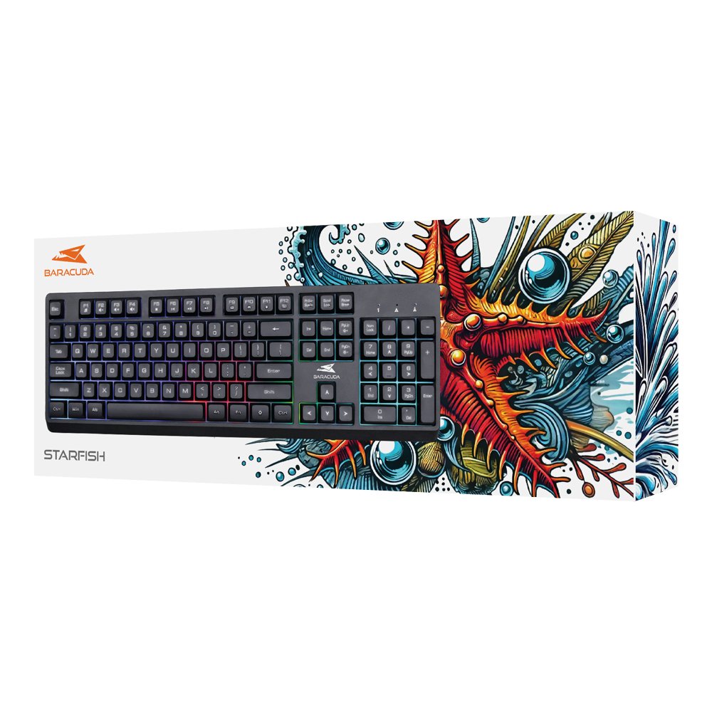 Baracuda STARFISH RGB | Bedraad Gaming Toetsenbord | QWERTY – 5 Baracuda STARFISH RGB | Bedraad Gaming Toetsenbord | QWERTY – 5
