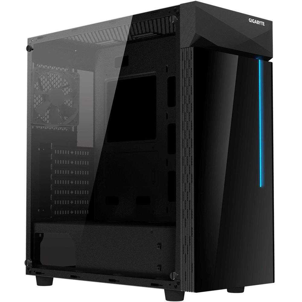 Gigabyte C200 | Midi Tower Behuizing | Zwart | ATX | RGB Verlicht Frontpaneel – 0 Gigabyte C200 | Midi Tower Behuizing | Zwart | ATX | RGB Verlicht Frontpaneel – 0