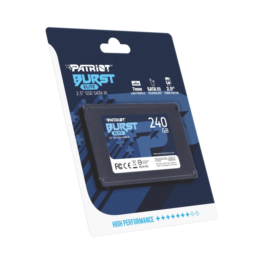 Patriot Burst Elite | 240GB SATA SSD | 2.5 inch | SATA III – 7 Patriot Burst Elite | 240GB SATA SSD | 2.5 inch | SATA III – 7
