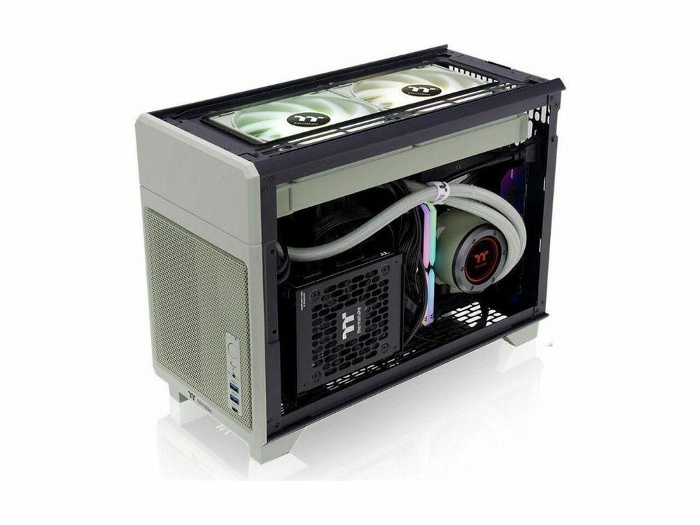 Thermaltake The TR100 | Mini-ITX Case | Matcha Green (CA-11A-00SENN-00) – 1 Thermaltake The TR100 | Mini-ITX Case | Matcha Green (CA-11A-00SENN-00) – 1