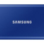 Samsung T7 | Externe SSD | 2TB | USB 3.2 Gen2 | 1.050MB/s Lezen | 1.000MB/s Schrijven | Blauw
