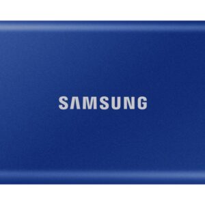 Samsung T7 | Externe SSD | 2TB | USB 3.2 Gen2 | 1.050MB/s Lezen | 1.000MB/s Schrijven | Blauw