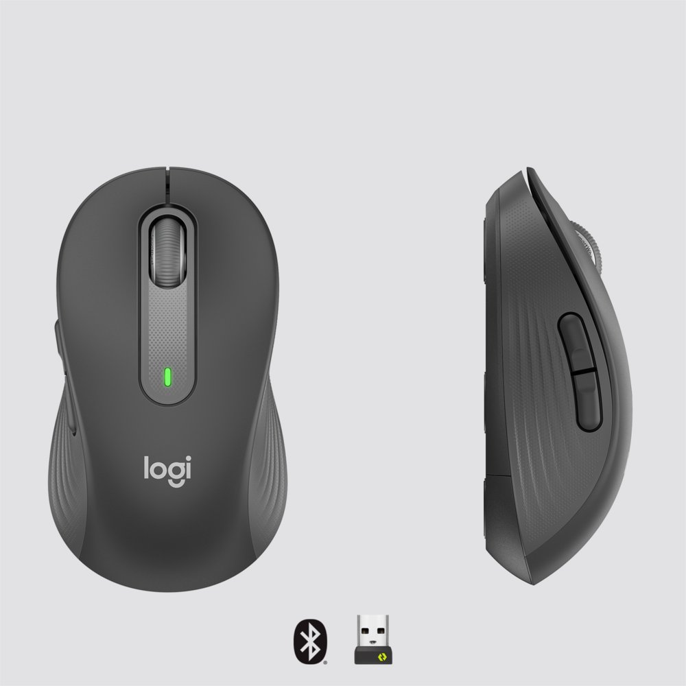 Logitech Signature M650 for Business | Draadloze Muis | Rechtshandig | RF + Bluetooth | 4000 DPI | Grafiet – 5 Logitech Signature M650 for Business | Draadloze Muis | Rechtshandig | RF + Bluetooth | 4000 DPI | Grafiet – 5