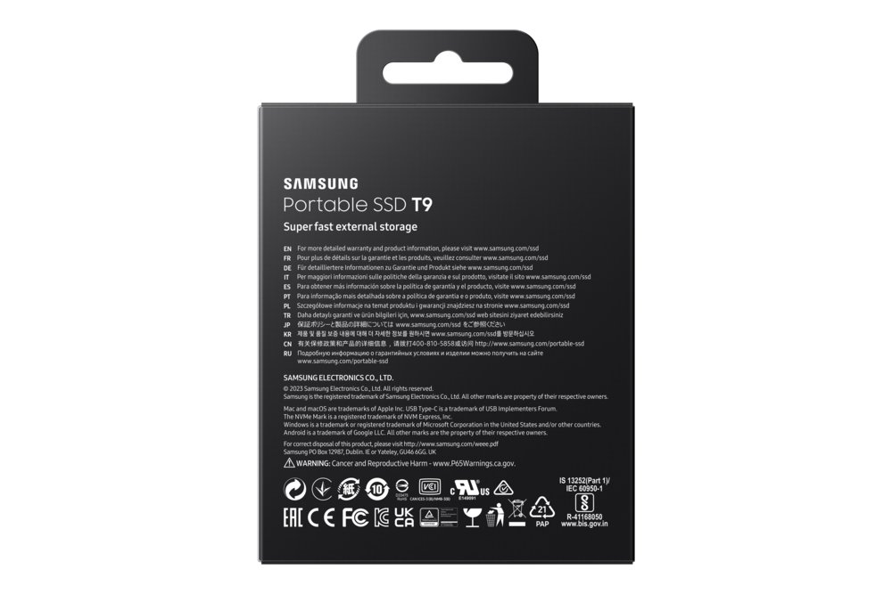 Samsung T9 | Externe SSD | 2TB | USB 3.2 Gen 2×2 | 2.000MB/s | Zwart | Compact & Snel – 8 Samsung T9 | Externe SSD | 2TB | USB 3.2 Gen 2×2 | 2.000MB/s | Zwart | Compact & Snel – 8