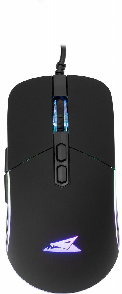 Baracuda NAUTILUS RGB | Bekabelde Gaming Muis | Rechtshandig | USB-A | 12800 DPI | Zwart – 1
