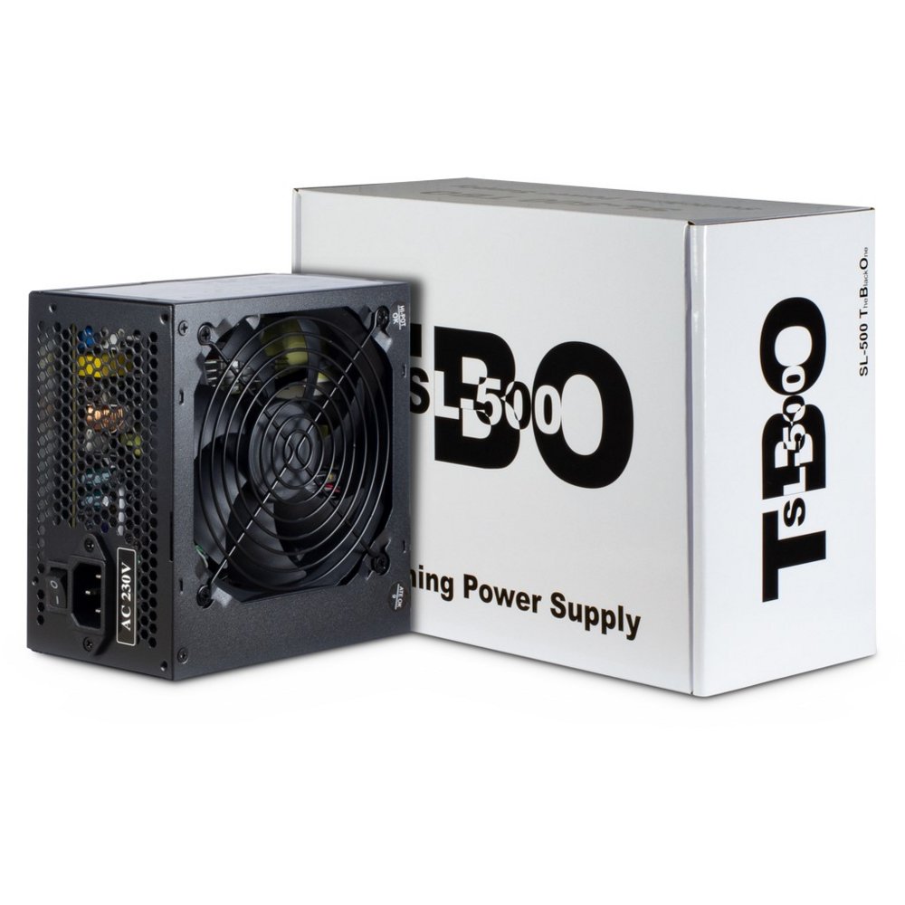 Inter-Tech SL-500 TBO | 500 Watt ATX PSU | Power Supply | Voeding – 1