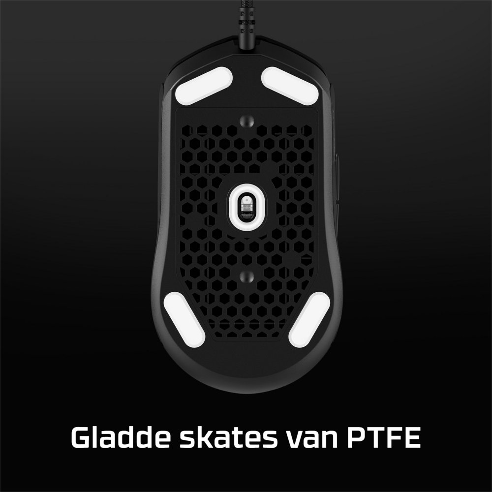 HyperX Pulsefire Haste 2 | Bedrade Gaming Muis | Rechtshandig | USB-A | 26000 DPI | Zwart – 9