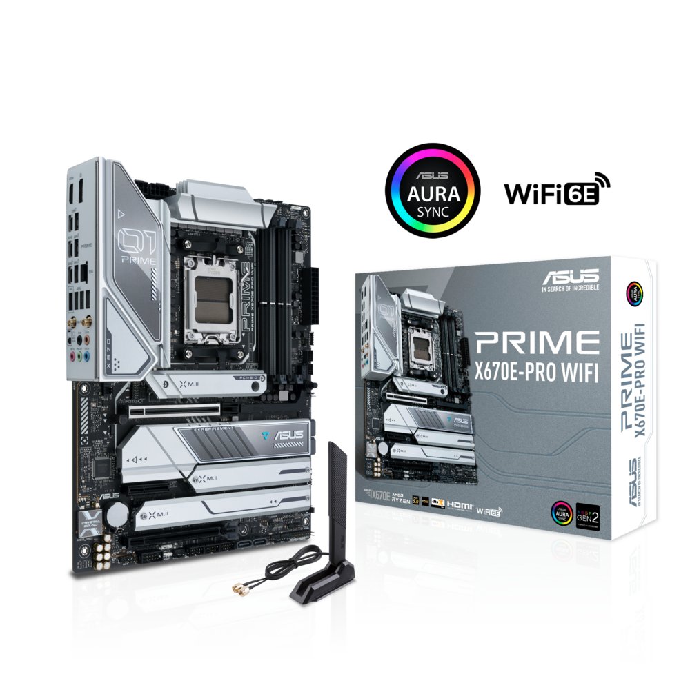 ASUS PRIME X670E-PRO WIFI | Socket AM5 | Intel X670 | 4xDDR5 | ATX | Moederbord – 2