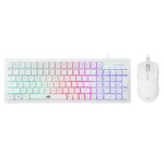 Baracuda ORCA RGB | Bekabeld Gaming Toetsenbord inclusief Muis | QWERTY | Wit