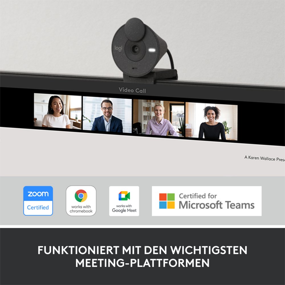 Logitech Brio 300 | 1080P 30FPS USB-C Webcam met Microfoon – 11