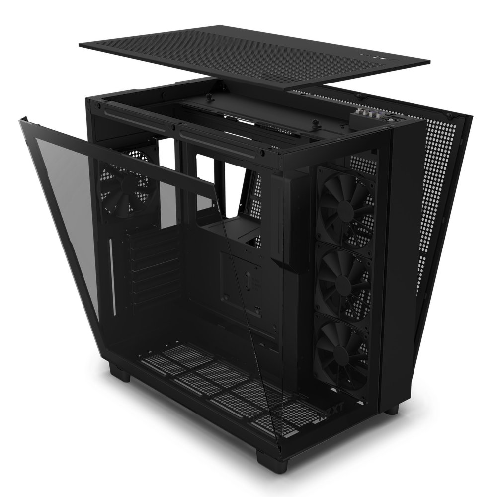 NZXT H9 Flow | Midi Tower Case | Zwart – 4 NZXT H9 Flow | Midi Tower Case | Zwart – 4