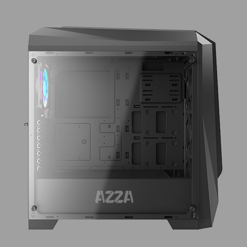 Azza Chroma 410A RGB | Midi Tower Case | Zwart – 4 Azza Chroma 410A RGB | Midi Tower Case | Zwart – 4