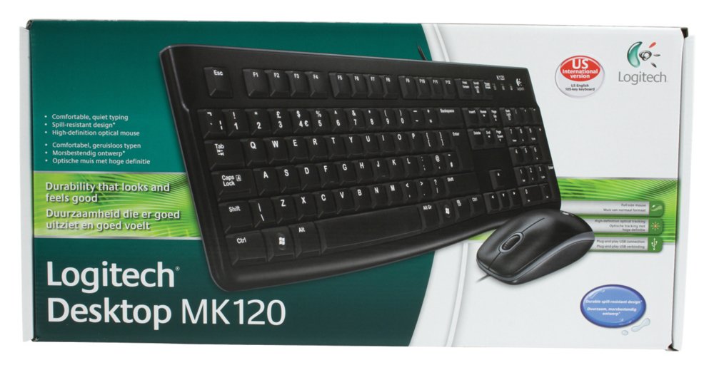 Logitech LGT-MK120 | Bedrade Muis en Toetsenbordcombo | QWERTY – 4 Logitech LGT-MK120 | Bedrade Muis en Toetsenbordcombo | QWERTY – 4