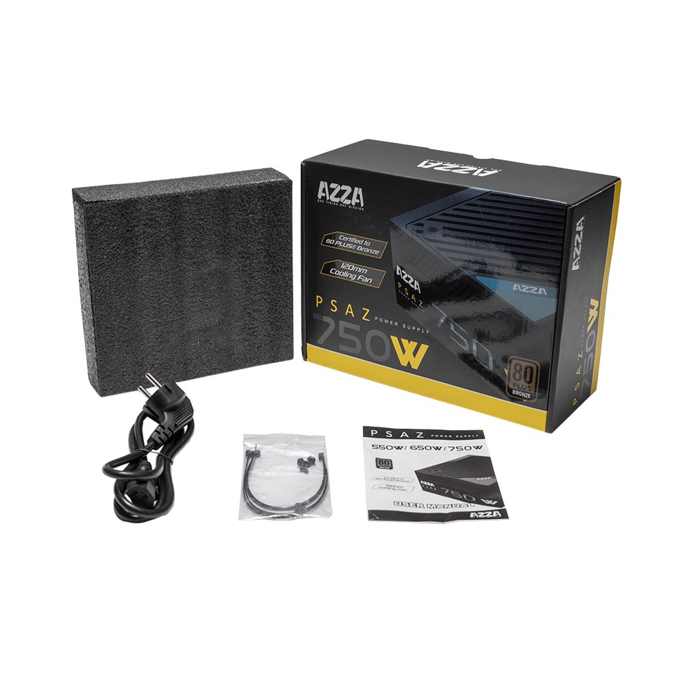 Azza PSAZ-750W | 750 Watt Bronze ATX PSU | Power Supply | Voeding – 3 Azza PSAZ-750W | 750 Watt Bronze ATX PSU | Power Supply | Voeding – 3