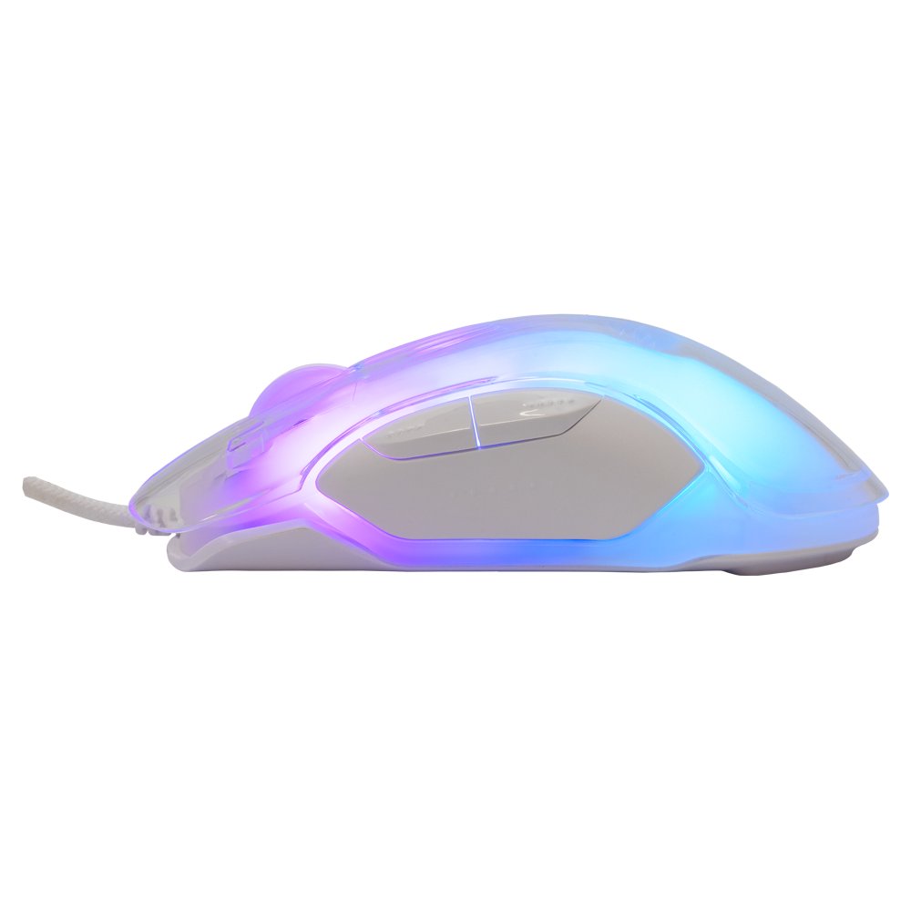 White Shark Mordred-W | Gaming Muis | 825 Chipset | RGB Verlichting | 12.800 DPI | Wit – 3