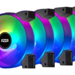 Azza Hurricane II RGB 4 Pack | 120mm Case Fans
