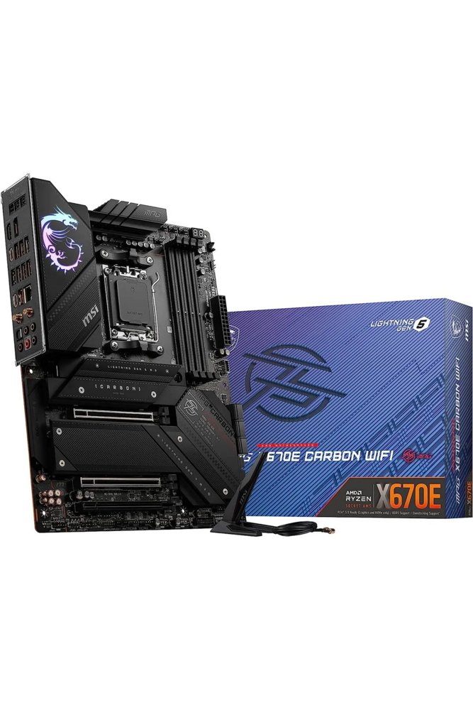 MSI MPG X670E CARBON WIFI | Socket AM5 | AMD X670 | 4xDDR5 | ATX | Moederbord – 0 MSI MPG X670E CARBON WIFI | Socket AM5 | AMD X670 | 4xDDR5 | ATX | Moederbord – 0
