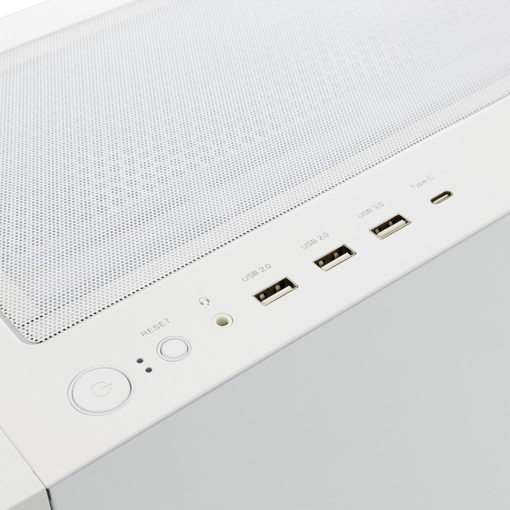 White Shark WARHEAD | Midi Tower Case | Inclusief 4 RGB Fans | Wit – 4