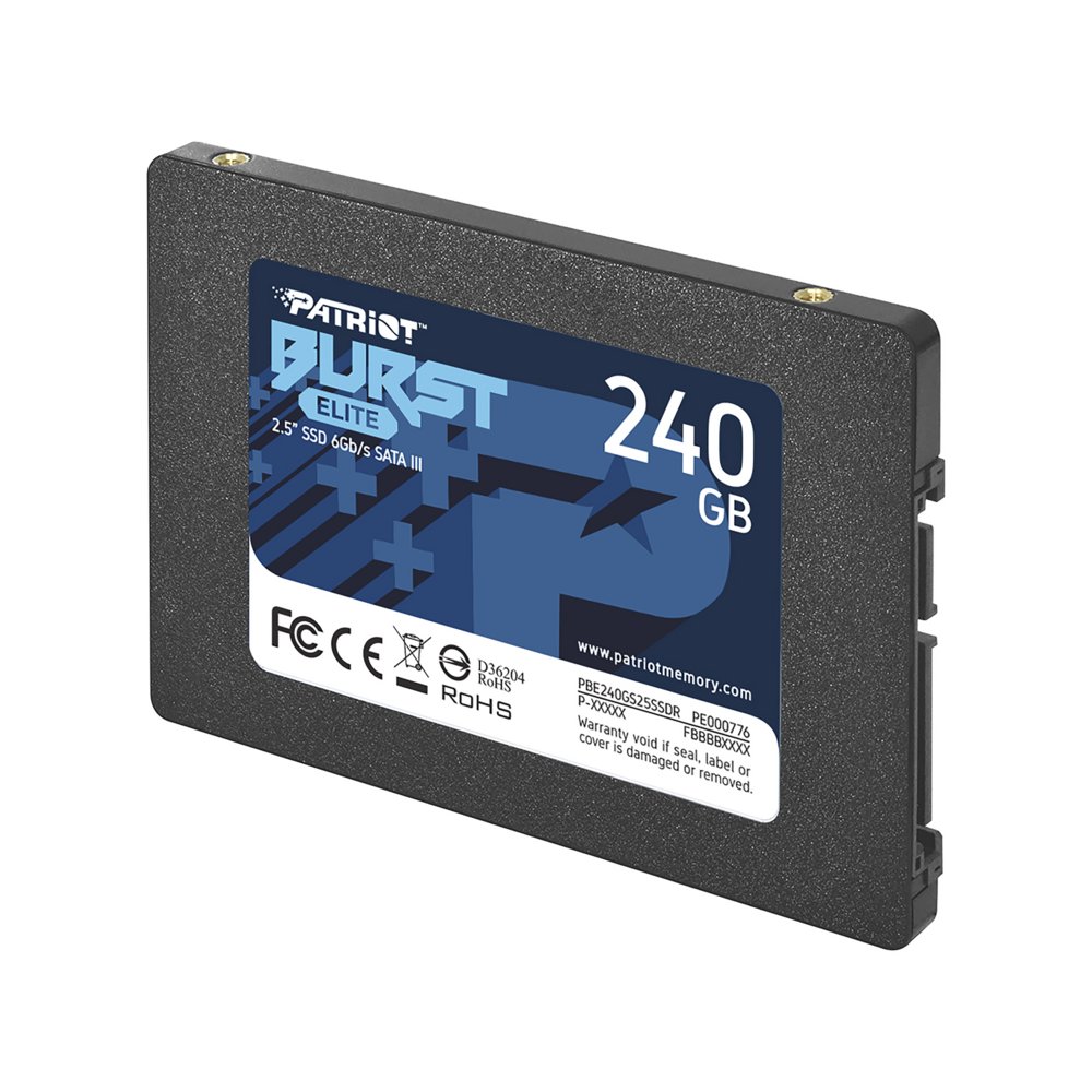 Patriot Burst Elite | 240GB SATA SSD | 2.5 inch | SATA III – 2 Patriot Burst Elite | 240GB SATA SSD | 2.5 inch | SATA III – 2
