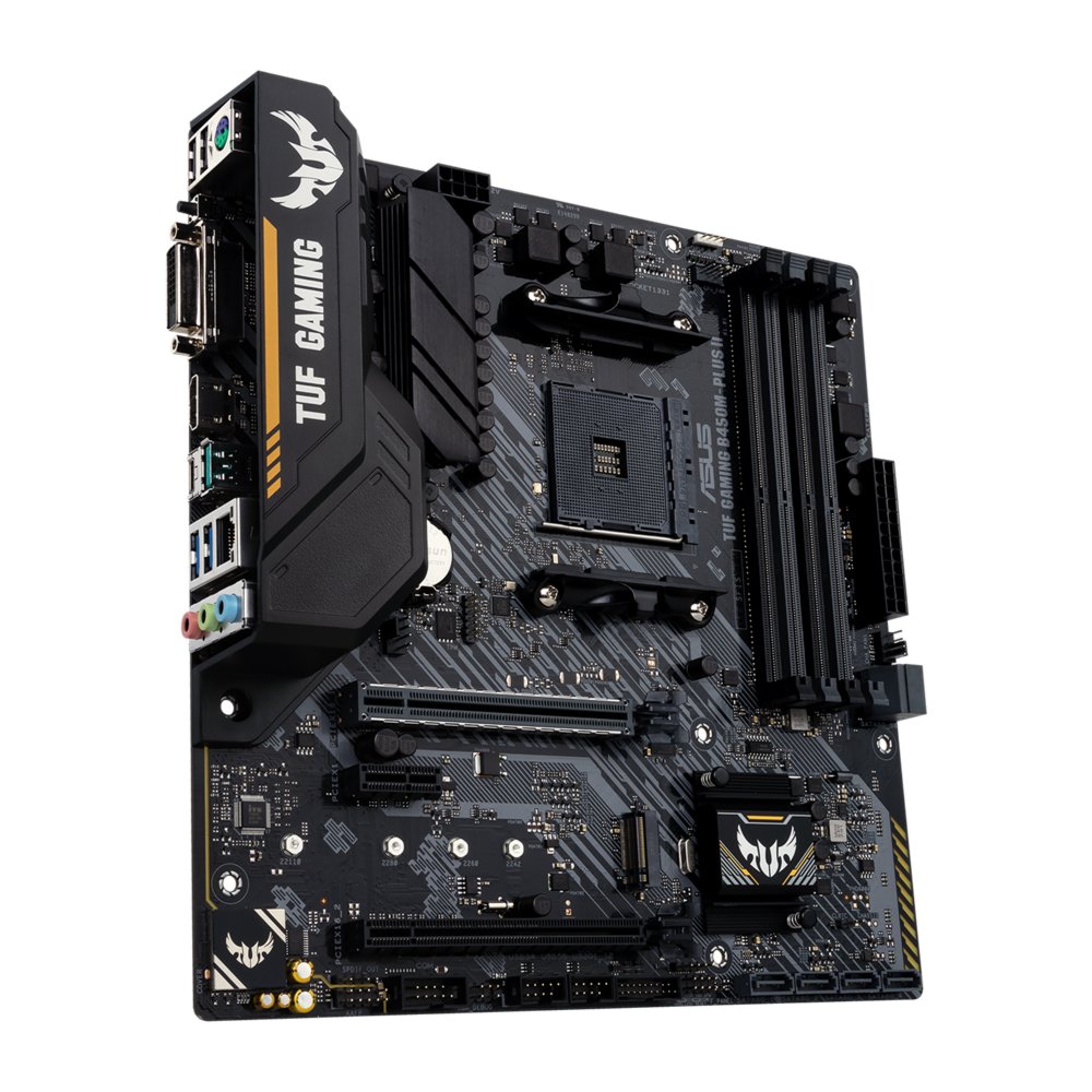 ASUS TUF Gaming B450M-Plus II | Socket AM4 | AMD B450 | 4xDDR4 | Micro-ATX | Moederbord – 1