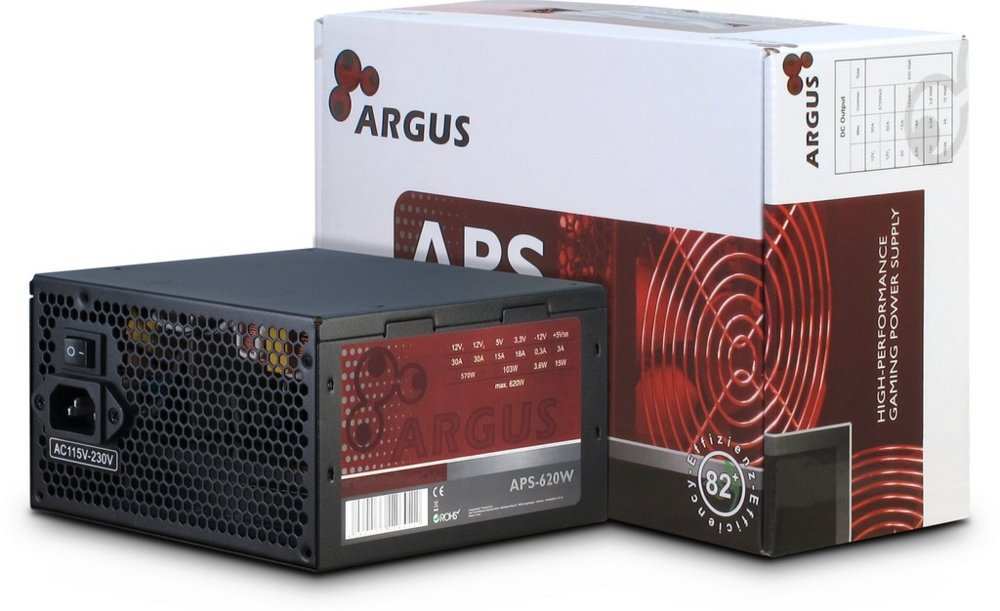 Inter-Tech Argus APS | 620 Watt ATX PSU | Power Supply | Voeding – 1 Inter-Tech Argus APS | 620 Watt ATX PSU | Power Supply | Voeding – 1