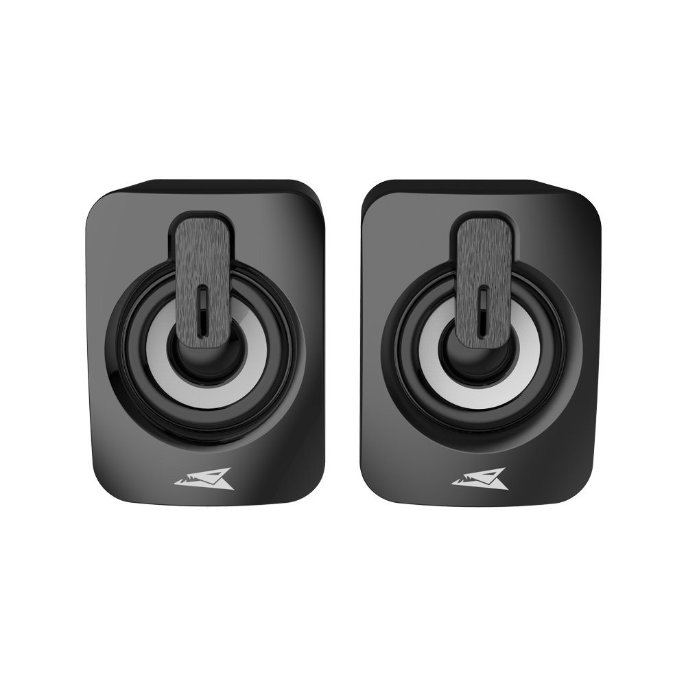 Baracuda SEASHELL Rainbow | 2.0 Stereo Luidsprekerset USB | 2x3000mW | Zwart – 1