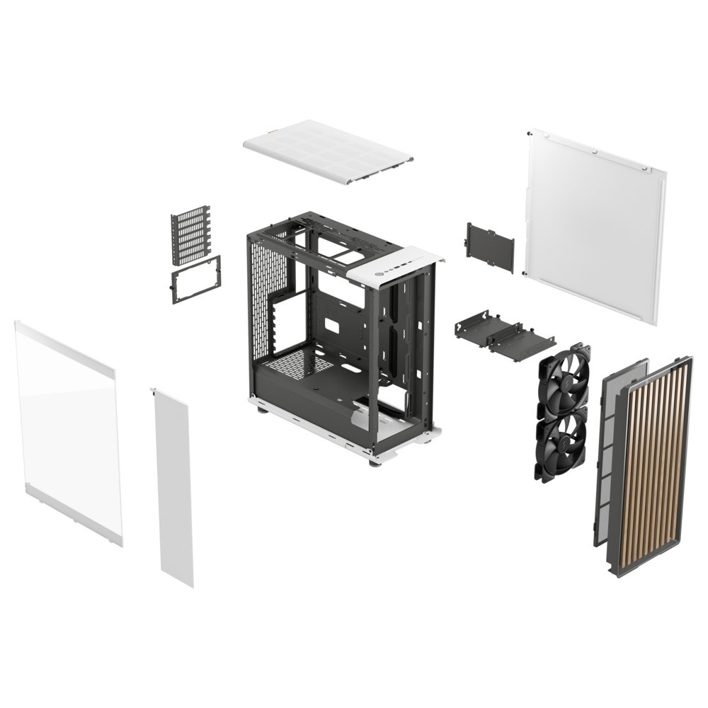 Fractal Design North | ATX Behuizing | Wit (Chalk White) | TG Side Panel (Transparant) – 6 Fractal Design North | ATX Behuizing | Wit (Chalk White) | TG Side Panel (Transparant) – 6