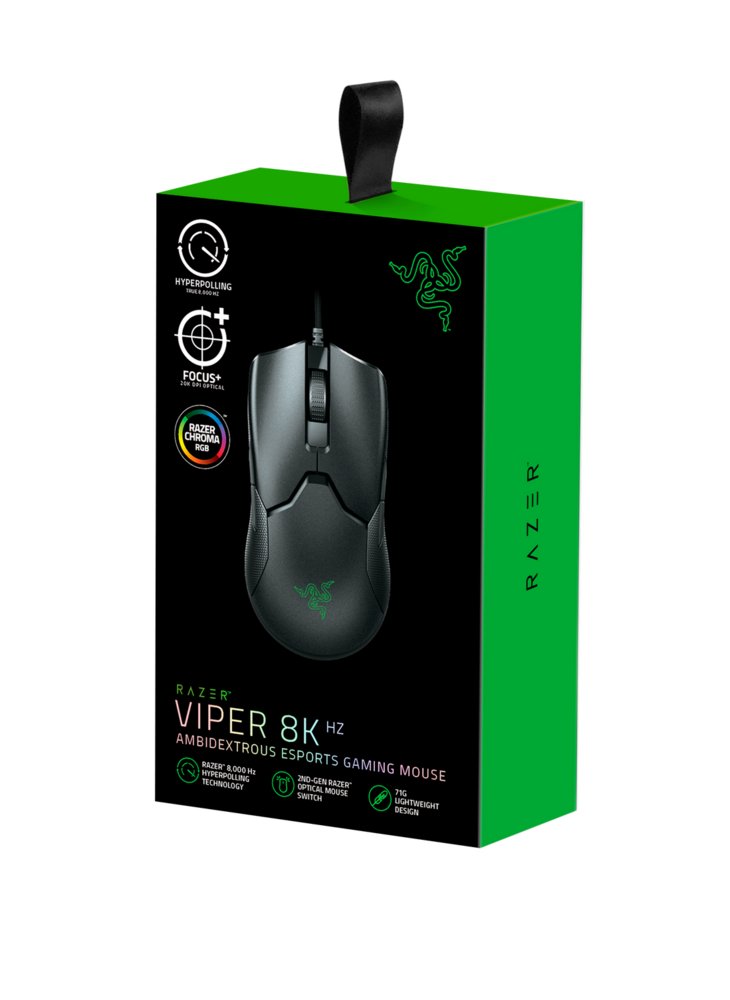 Razer Viper 8KHz | Bedrade Gaming Muis | Links- en Rechtshandig | USB-A | 20.000 DPI | Zwart – 7 Razer Viper 8KHz | Bedrade Gaming Muis | Links- en Rechtshandig | USB-A | 20.000 DPI | Zwart – 7