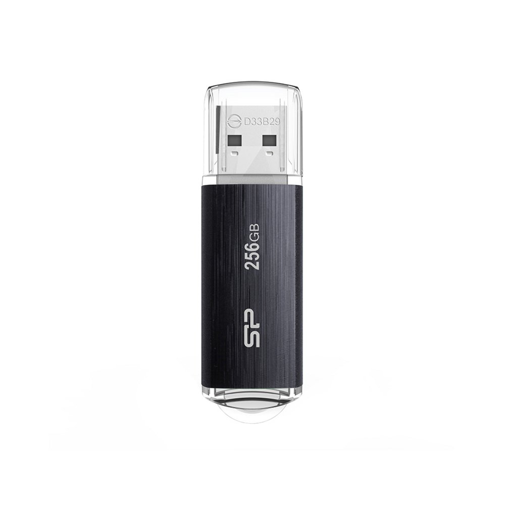Silicon Power Blaze B02 | 256GB USB-A 3.2 Flash Drive | Zwart – 0 Silicon Power Blaze B02 | 256GB USB-A 3.2 Flash Drive | Zwart – 0