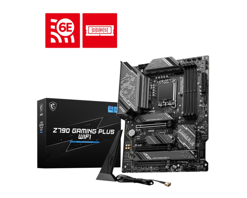 MSI Z790 GAMING PLUS WIFI | Socket LGA 1700 | Intel Z790 | 4xDDR5 | ATX | Moederbord – 0 MSI Z790 GAMING PLUS WIFI | Socket LGA 1700 | Intel Z790 | 4xDDR5 | ATX | Moederbord – 0