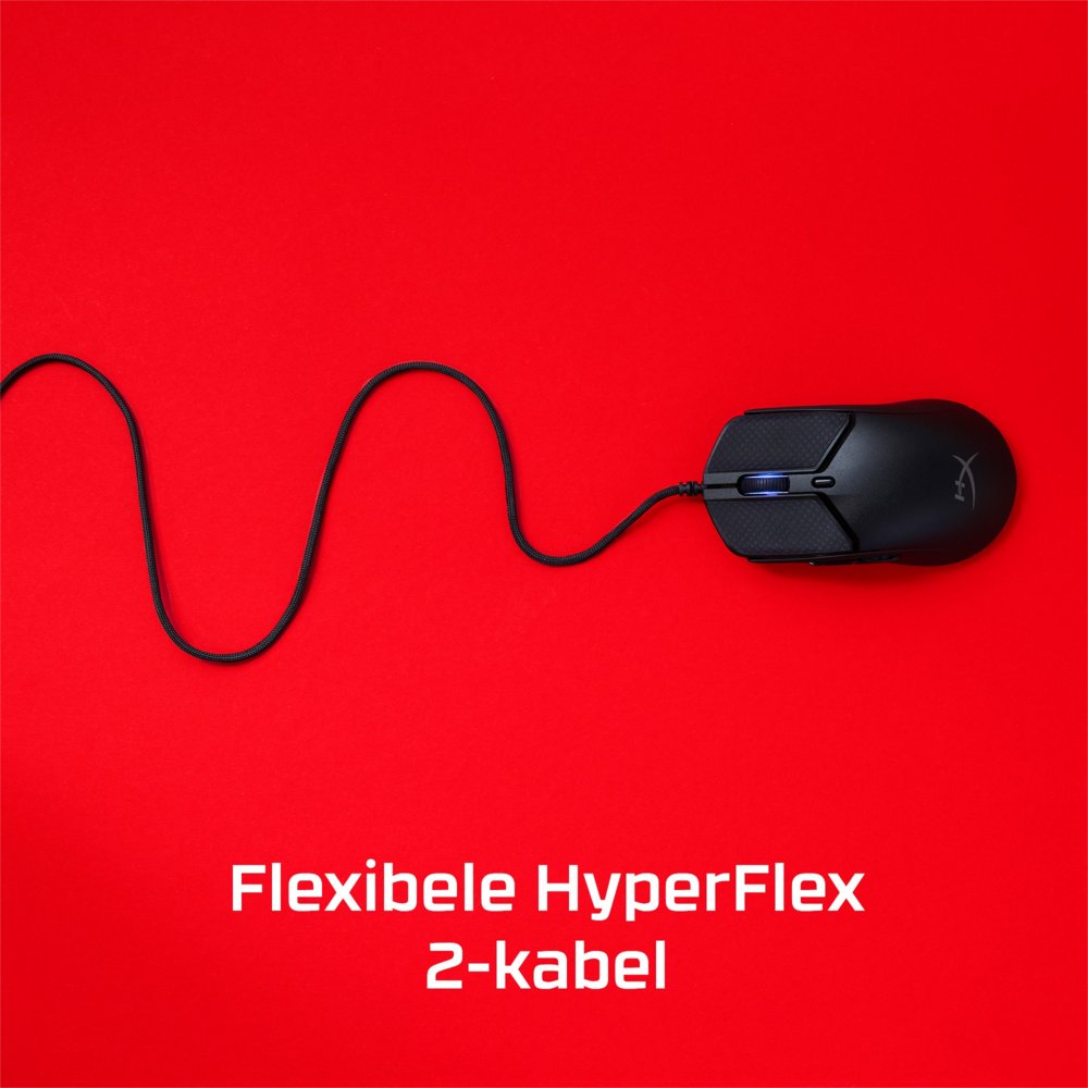 HyperX Pulsefire Haste 2 | Bedrade Gaming Muis | Rechtshandig | USB-A | 26000 DPI | Zwart – 11