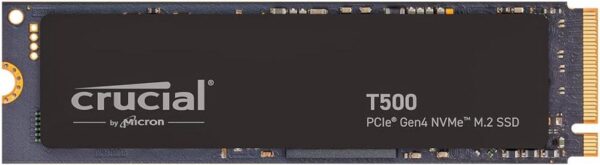 Crucial T500 | 500GB NVMe SSD | M.2 Gen4 | 7.200MB/s Lezen | 5.700MB/s Schrijven – 0