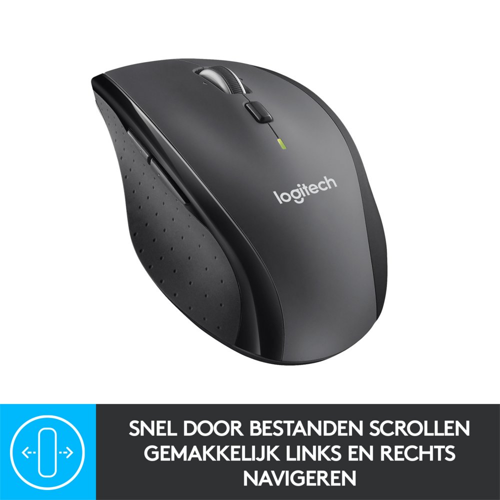 Logitech Marathon M705 | Draadloze Muis | Rechtshandig | RF | 1000 DPI | Zwart – 2