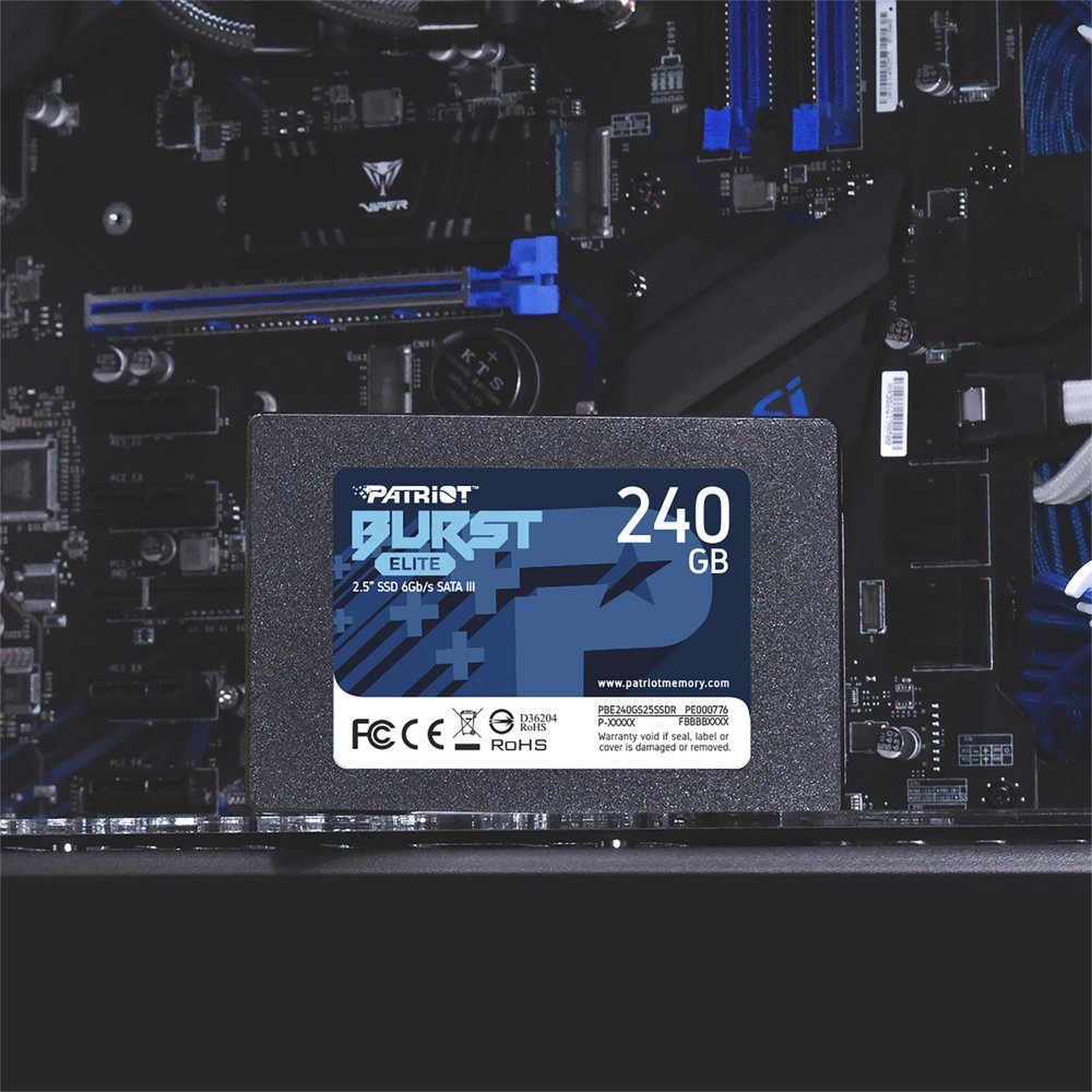 Patriot Burst Elite | 240GB SATA SSD | 2.5 inch | SATA III – 4 Patriot Burst Elite | 240GB SATA SSD | 2.5 inch | SATA III – 4
