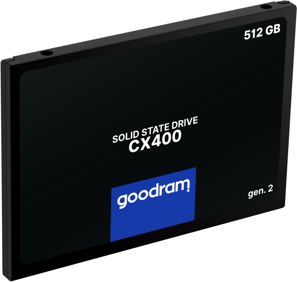Goodram CX400 | 512GB SATA SSD | 2.5” | 550MB/s Lezen | 500MB/s Schrijven – 0 Goodram CX400 | 512GB SATA SSD | 2.5” | 550MB/s Lezen | 500MB/s Schrijven – 0