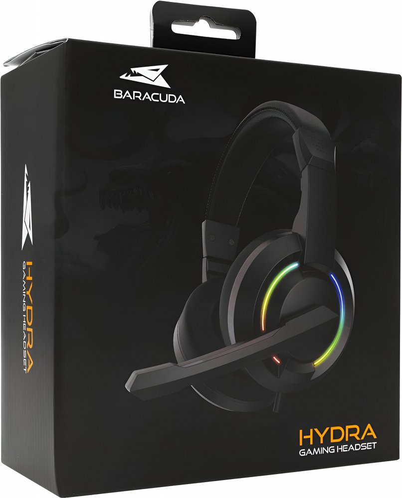 Baracuda HYDRA RGB Rainbow | Gaming Headset 3,5mm & USB | Zwart – 4