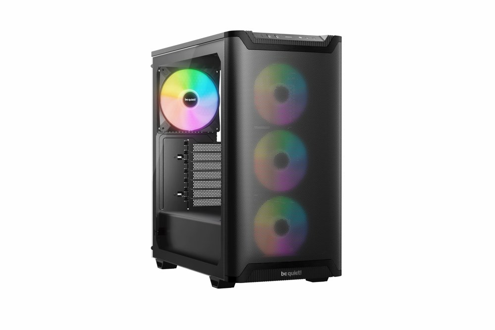 be quiet! PURE BASE 501 LX RGB | Midi Tower Case | Zwart – 0 be quiet! PURE BASE 501 LX RGB | Midi Tower Case | Zwart – 0