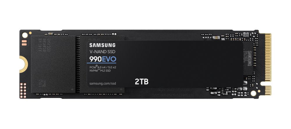 Samsung 990 EVO | 2TB NVMe SSD | M.2 | Gen4 | 5.000MB/s Lezen | 4.200MB/s Schrijven – 0 Samsung 990 EVO | 2TB NVMe SSD | M.2 | Gen4 | 5.000MB/s Lezen | 4.200MB/s Schrijven – 0
