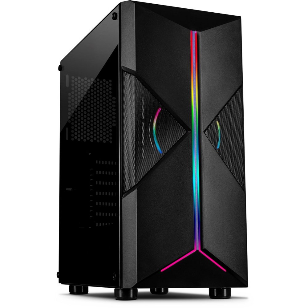 Inter-Tech IT-3306 CAVY RGB | Tower Case | Zwart – 0 Inter-Tech IT-3306 CAVY RGB | Tower Case | Zwart – 0