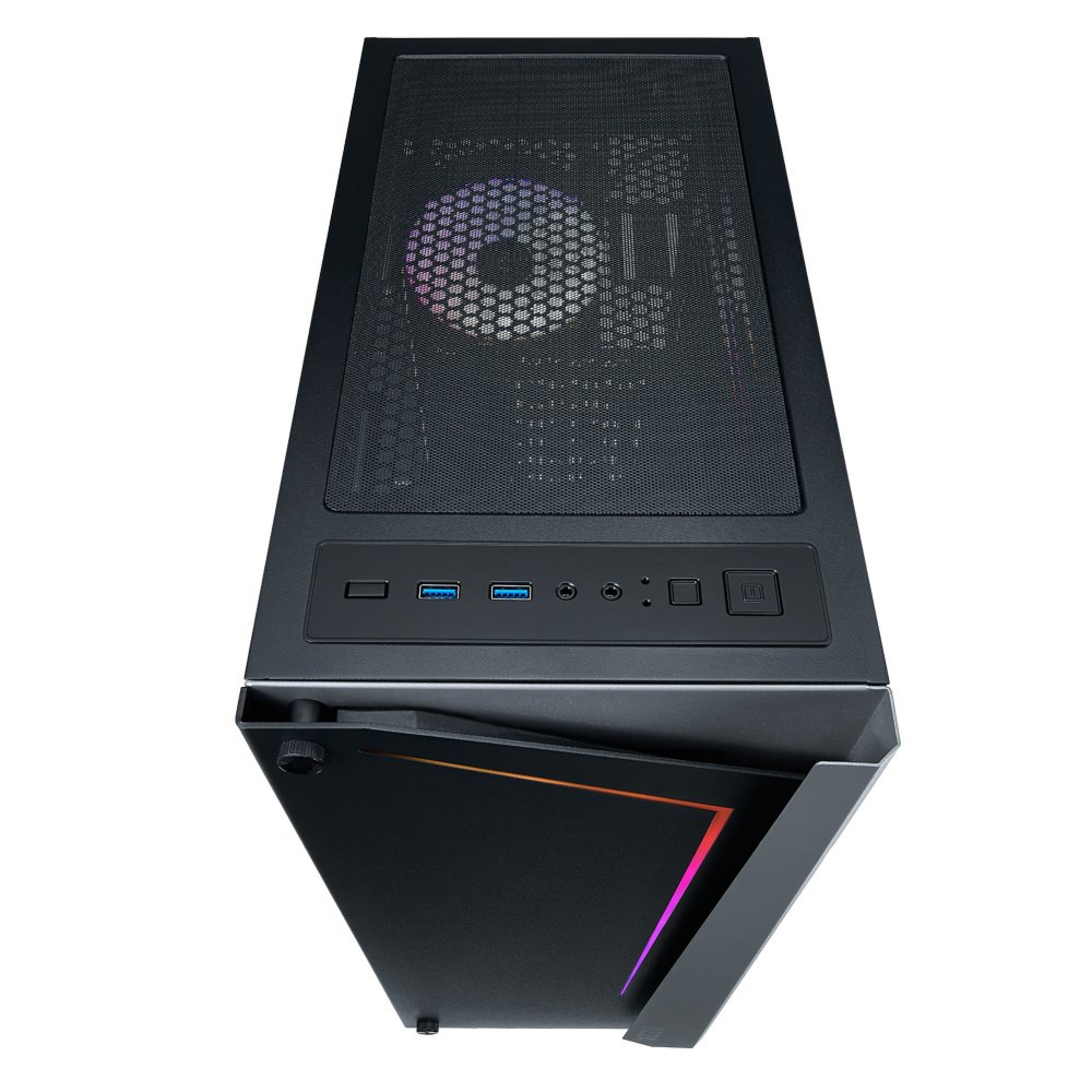 Azza Apollo 430 RGB | Midi Tower Case | Zwart – 1 Azza Apollo 430 RGB | Midi Tower Case | Zwart – 1