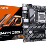 Gigabyte B840M DS3H | Socket AM5 | AMD B840 | 4xDDR5 | Micro ATX | Moederbord
