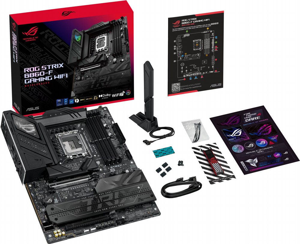 ASUS ROG Strix B860-F GAMING WIFI | Socket LGA 1851 | Intel B860 | 4xDDR5 | ATX | Moederbord – 11 ASUS ROG Strix B860-F GAMING WIFI | Socket LGA 1851 | Intel B860 | 4xDDR5 | ATX | Moederbord – 11