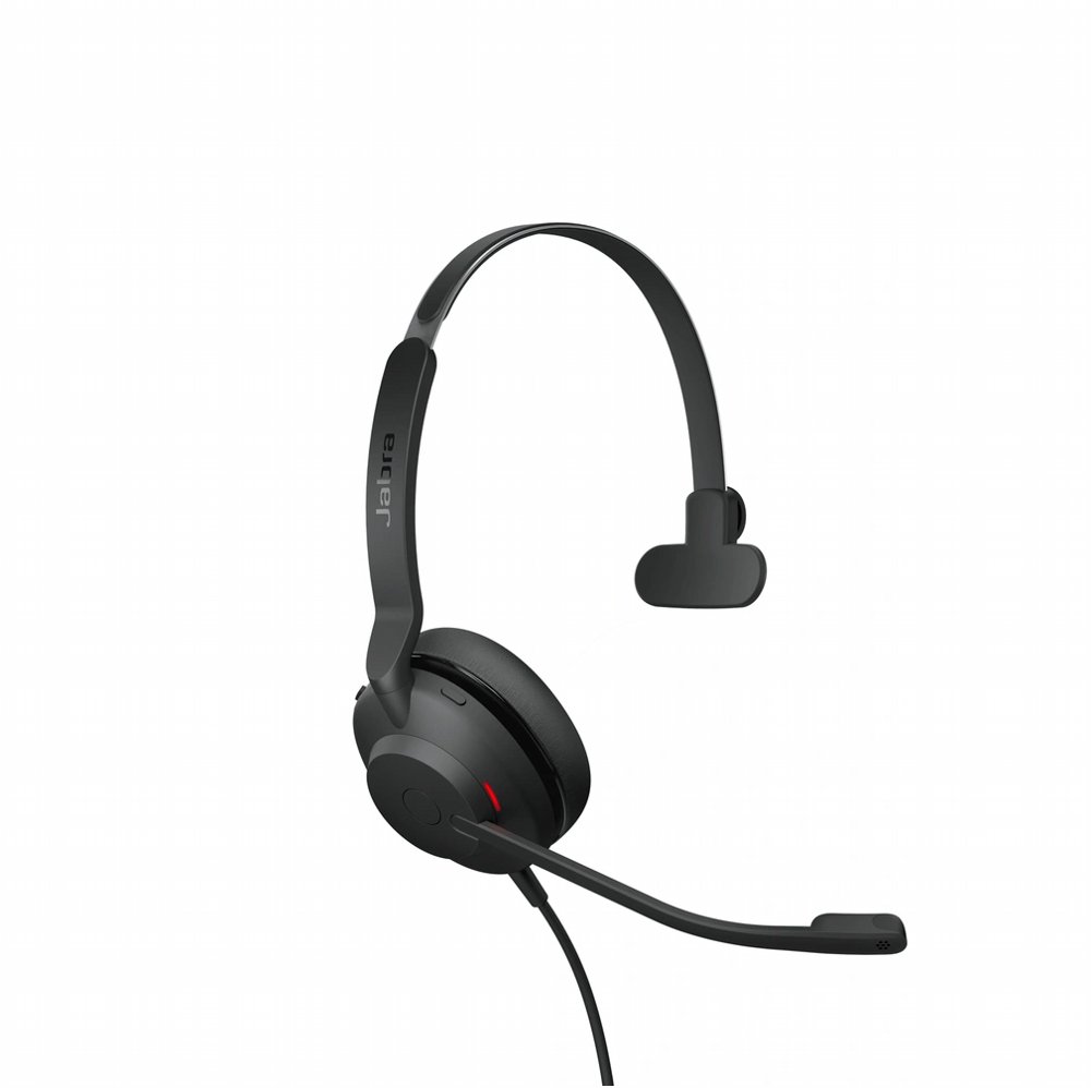 Jabra Evolve2 30 UC | Mono Bedrade On-Ear Headset USB-C | Zwart – 1 Jabra Evolve2 30 UC | Mono Bedrade On-Ear Headset USB-C | Zwart – 1
